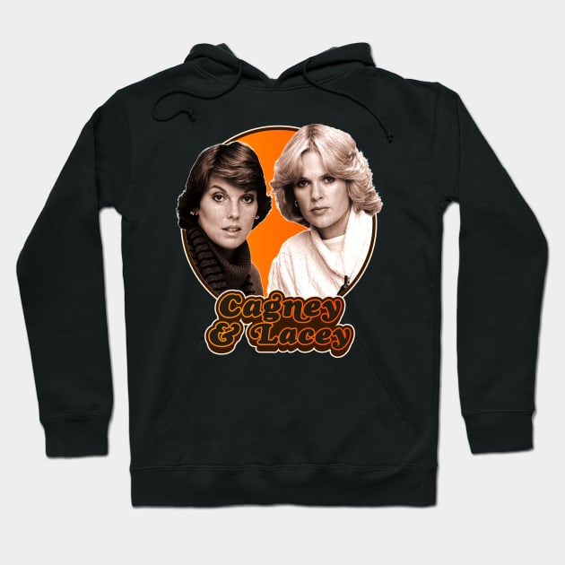 Cagney & Lacey // Retro 80s Tribute Hoodie by darklordpug